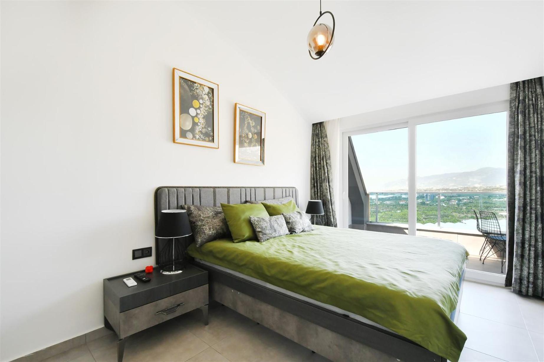 0047 Exodus 2-bedroom Duplex In Mahmutlar With Sea, Mountain And Castle Views
