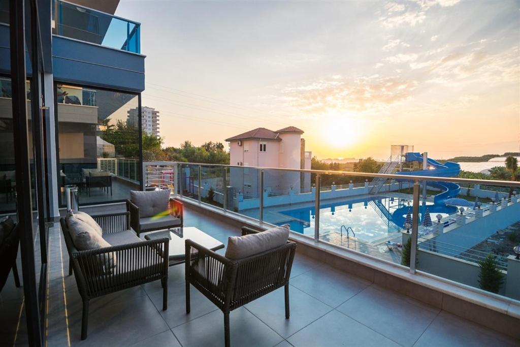 0047 Exodus 2-bedroom Duplex In Mahmutlar With Sea, Mountain And Castle Views