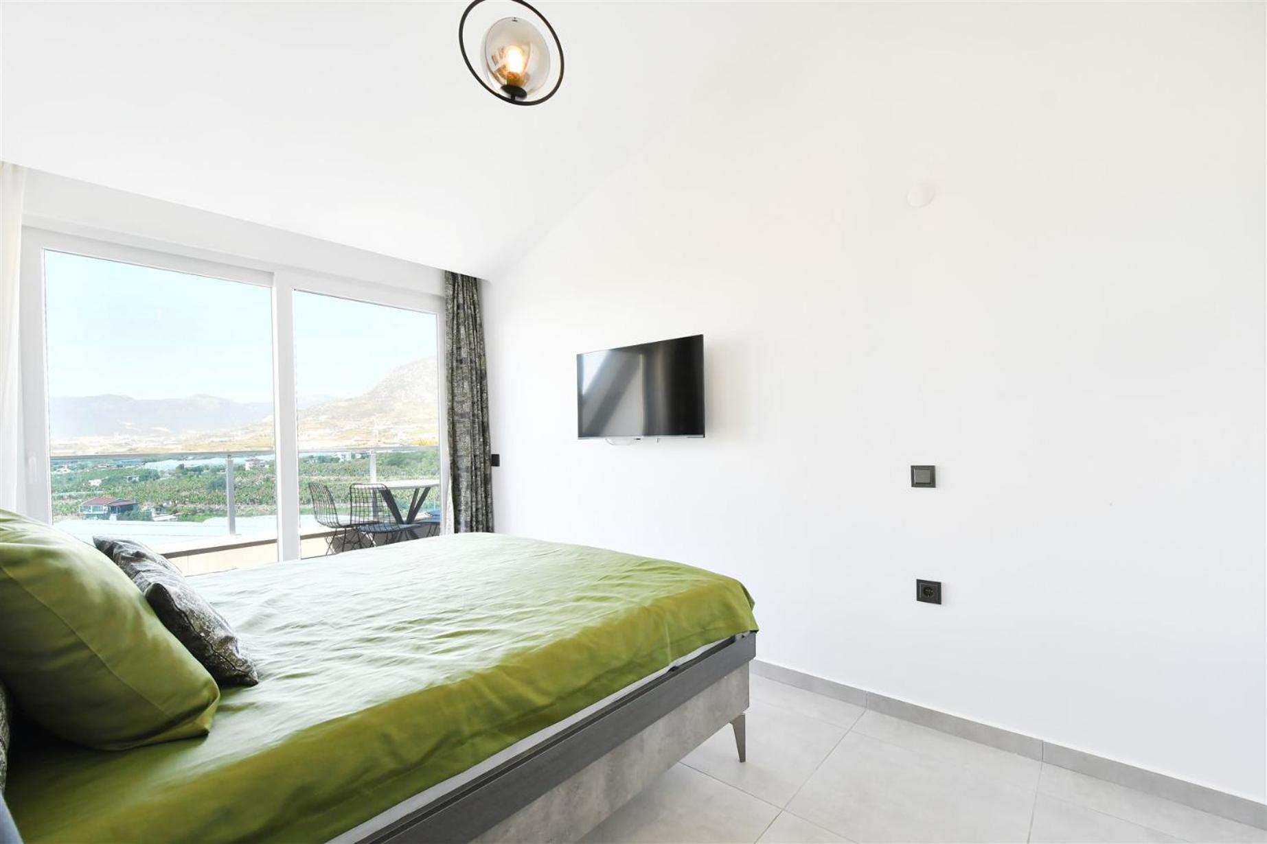 0047 Exodus 2-bedroom Duplex In Mahmutlar With Sea, Mountain And Castle Views Lägenhet