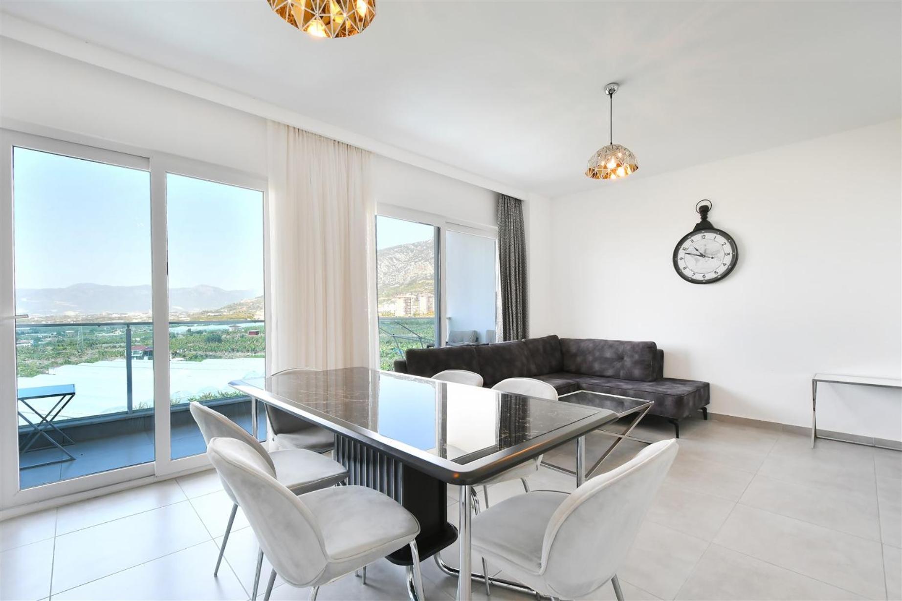 0047 Exodus 2-bedroom Duplex In Mahmutlar With Sea, Mountain And Castle Views Lägenhet